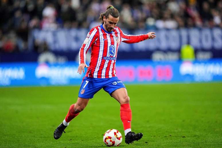 Antoine Griezmann (Atlético de Madrid) durante jogo contra o Marbella, no dia 04.01.2025 