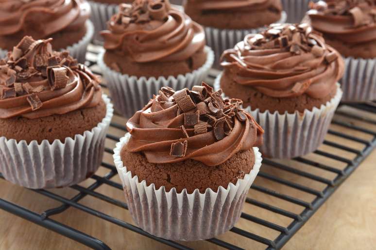 Cupcake de chocolate