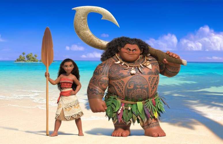 Cena do filme 'Moana - Um Mar de Aventuras', de Ron Clements e John Musker.