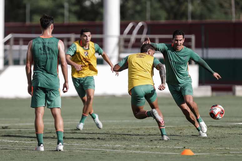 Preparação intensa para a estreia no Carioca! O Fluminense se concentra para começar o campeonato com tudo contra o Sampaio Corrêa. (FOTO: LUCAS MERÇON / FLUMINENSE F.C.)