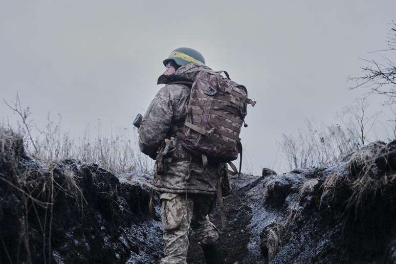 Soldados ucranianos da 68ª Brigada Jaeger continuambaixar app aposta ganhaatividade militarbaixar app aposta ganhaposições enquanto a guerra Rússia-Ucrânia continua na região de Pokrovsk