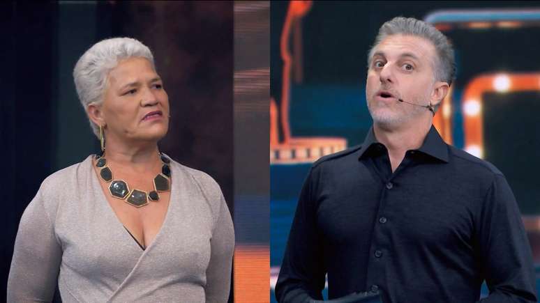 Margareth e Luciano Huck no Acredite Em Quem Quiser, do Domingão