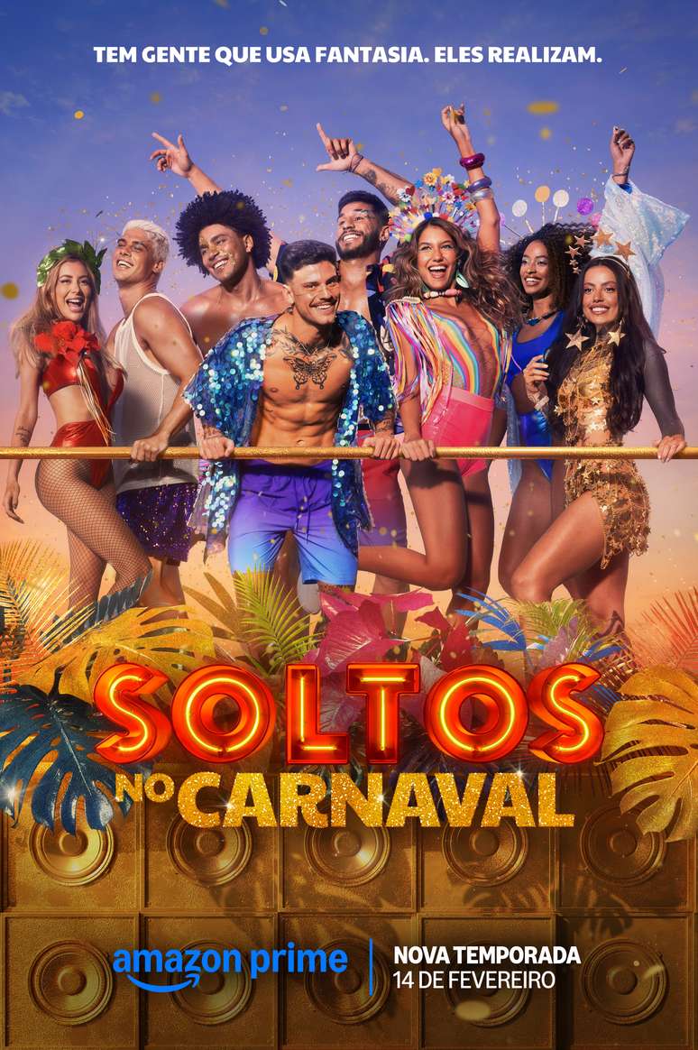 Pôster de Soltos no Carnaval (Divulgação/Prime Video)