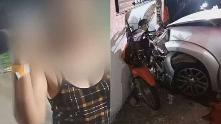 Mulher não identificada atropelou pastor e bateu em três motos