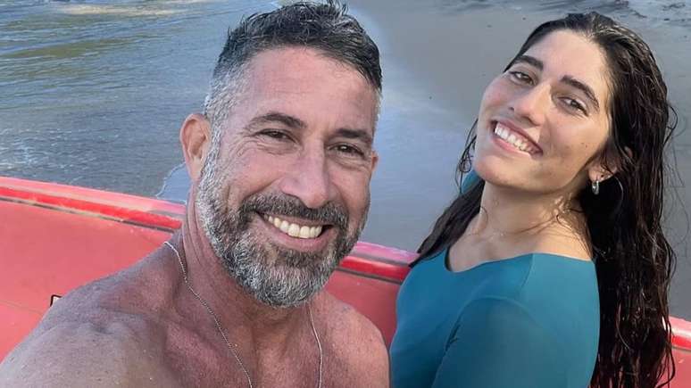 Danilo Couto e a filha