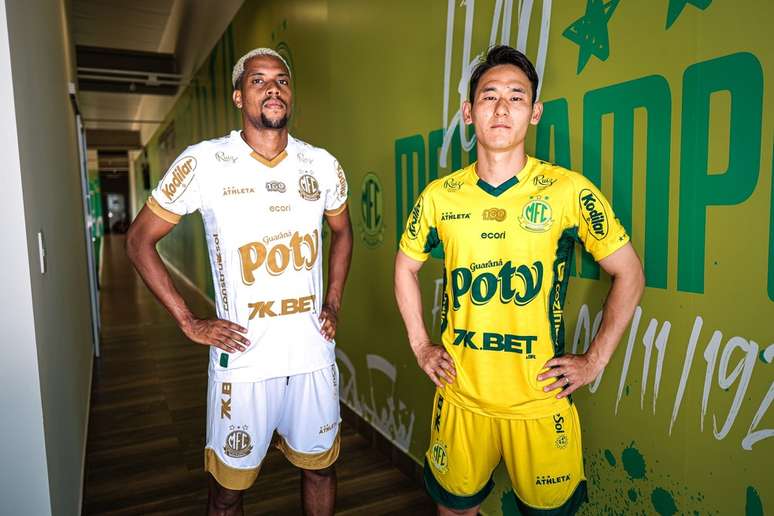 Os uniformes oficiais do Mirassol para a temporada de 2025 