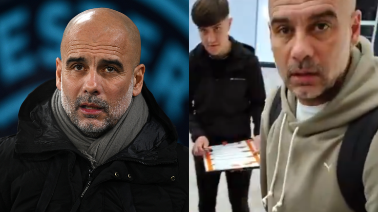 Pep Guardiola se irrita com fãs que pediam autógrafos