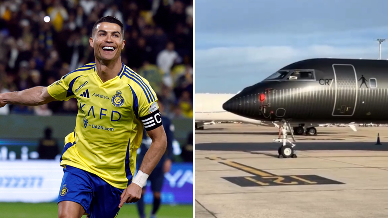 Cristiano Ronaldo membeli jet pribadi senilai lebih dari R$300 juta; melihat