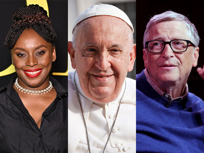 Chimamanda Ngozi Adichie, Papa Francisco e Bill Gates lançam livros neste ano