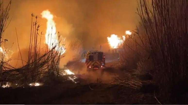 Novos ventos devem piorar situação dos incêndios nesta terça-feira