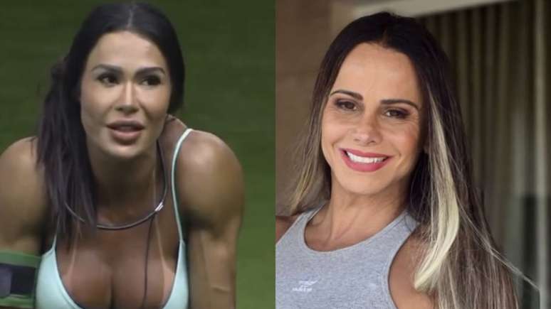 Gracyanne Barbosa, no 'BBB 25', e Viviane Araujo