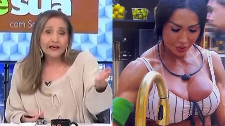 Sonia Abrão criticou o protagonismo de Gracyanne Barbosa no BBB 25