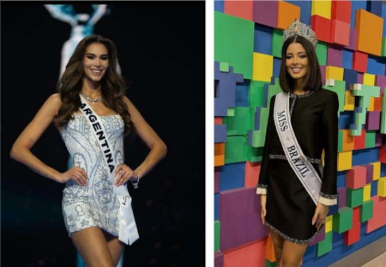 A argentina Magalí Benejam e a brasileira Luana Cavalcante concorreram ao Miss Universo