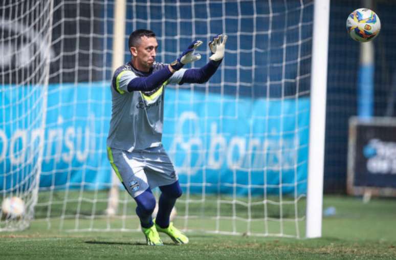 FOTO: LUCAS UEBEL/GREMIO FBPA - Legenda: Marchesín, goleiro do Grêmio