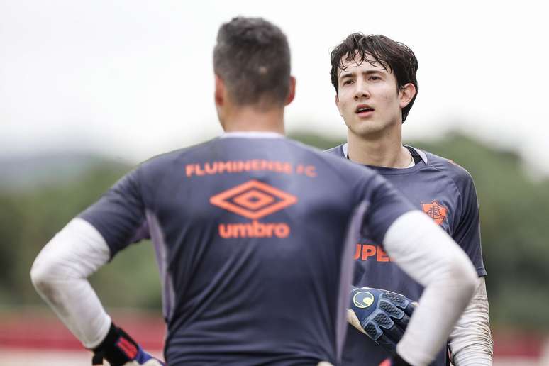 Marcelo Pitaluga durante treinamento do Fluminense –