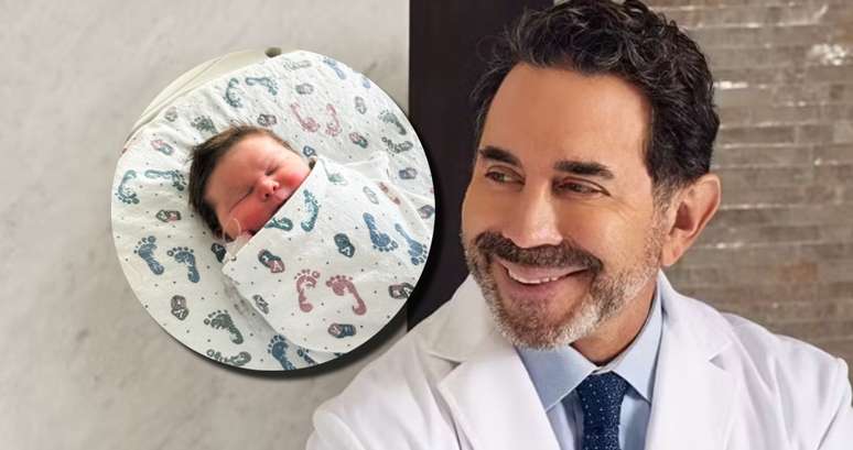 Dr. Paul Nassif com Junior: "A família está completa"