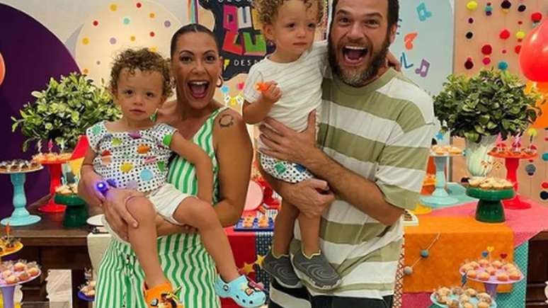 Cuteness! Fabiula Nascimento shows off her twin sons’ birthday party