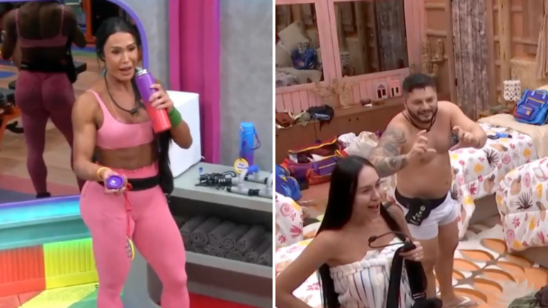 ‘Invasivo’: Gracyanne desabafa após pedido de Arleane e Marcelo para tocar sua bunda