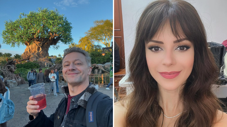 Após férias com namorado, Sandy e Lucas Lima viajam juntos para Disney