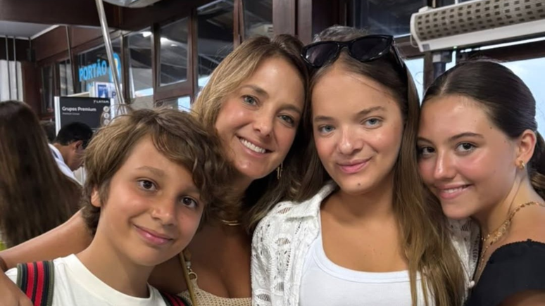 Ticiane Pinheiro, Rafa Justus e família 