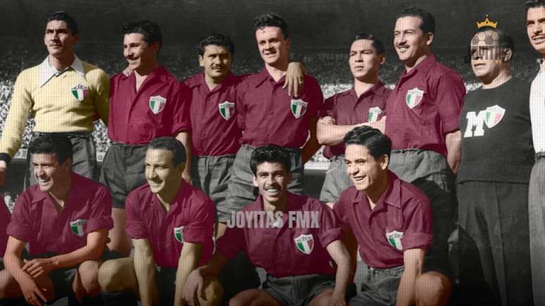 Seragam Piala Dunia 1950 asli Meksiko -