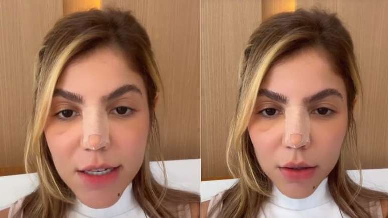 Hariany Almeida desabafa sobre comentários que recebia em relação à sua aparência; influenciadora realizou rinoplastia na última semana