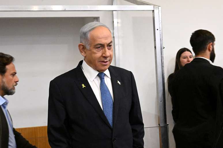 Primeiro-ministro israelense, Benjamin Netanyahu 23/12/2024