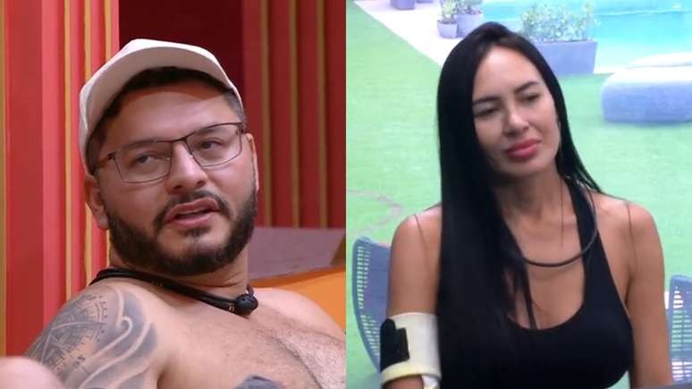 Marcelo criticou Vitória Strada em conversa com Arleane