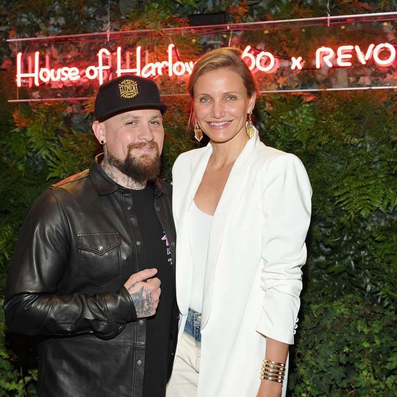 Benji Madden e Cameron Diaz são casados desde 2015 • Donato Sardella/Getty Images for REVOLVE