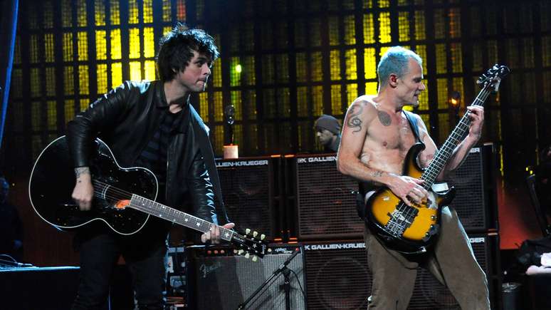 Billie Joe Armstrong e Flea -