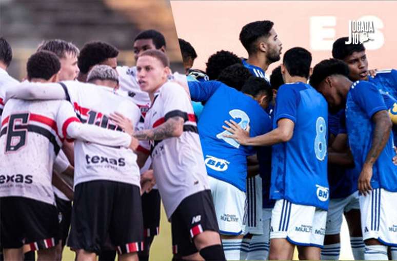 São Paulo e Cruzeiro se enfrentam na Copinha – Fotos de Guilherme Veiga/Saopaulofc.net e Gustavo Martins/ Cruzeiro