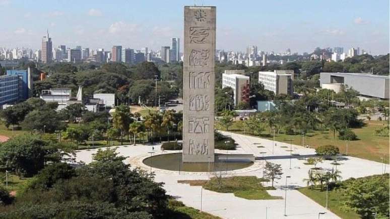 A Cidade Universitária, campus da USP no Butantã, em São Paulo