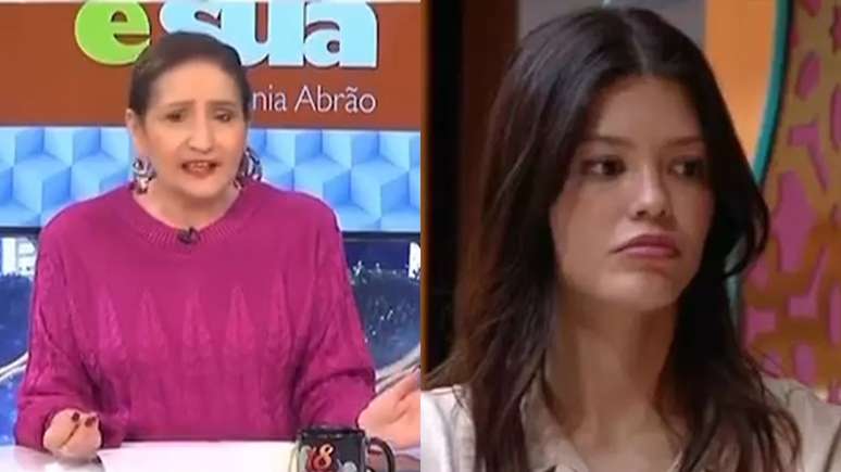 Sonia Abrão criticou um atitude de Vitória Strada no BBB 25