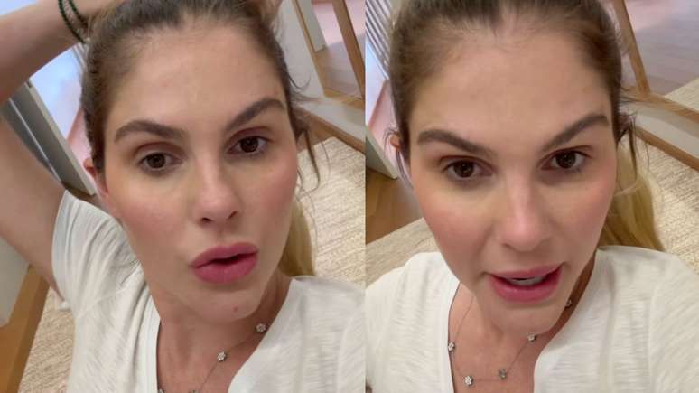 Bárbara Evans leva susto e revela resultado de teste de gravidez: 'Pirando'