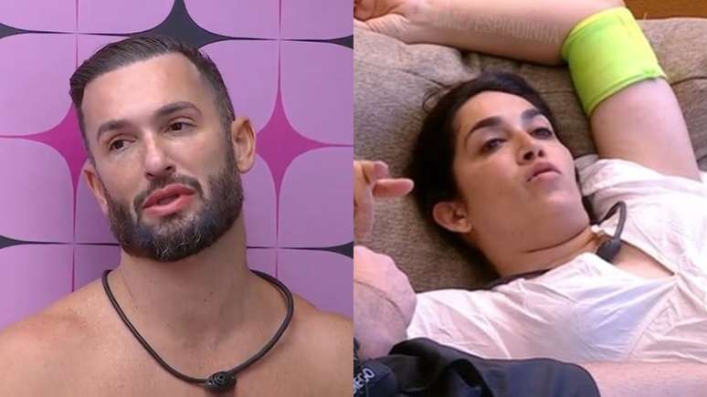 Diego Hypolito deu uma bronca na irmã no BBB 25