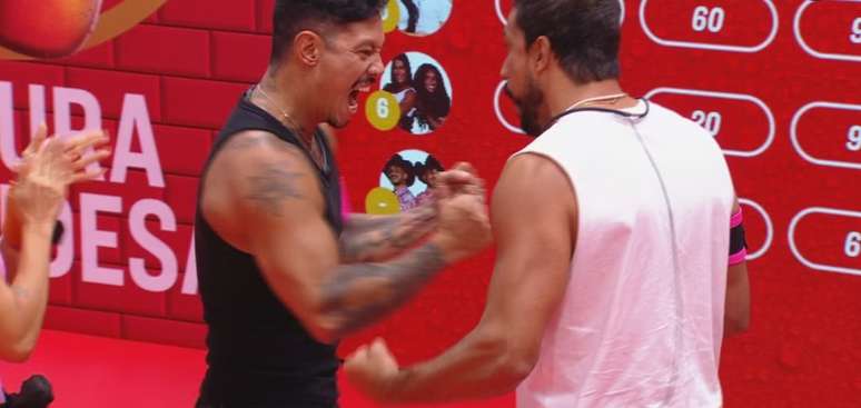 Maike e Gabriel venceram a primeira Prova do Anjo do Big Brother Brasil 25