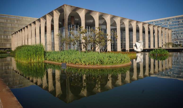 Palácio dos Arcos, localizado em Brasília, mais conhecido como "Palácio Itamaraty".