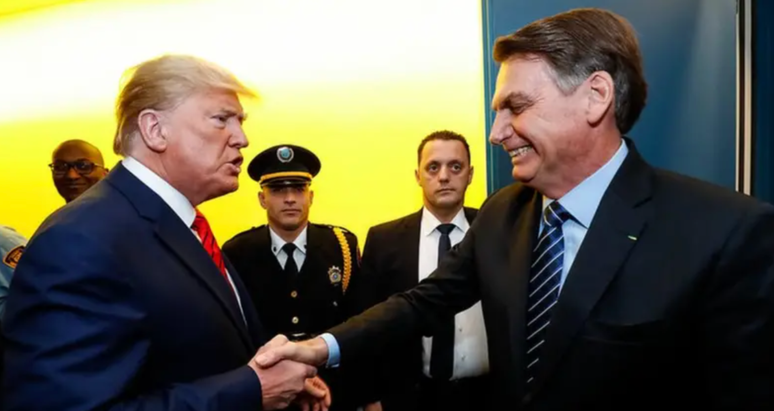 Trump e Bolsonaro se encontraram em 2019. Bolsonaristas apostam em posse de Trump para que movimento de direita no Brasil mantenha relevância doméstica e internacional