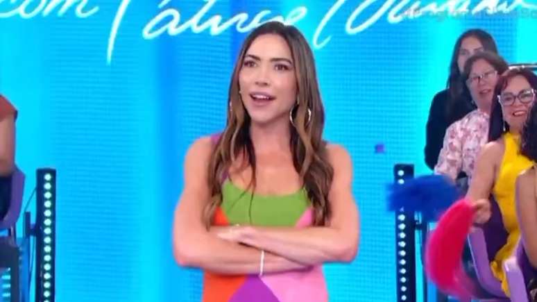 Patrícia Abravanel no Programa Silvio Santos