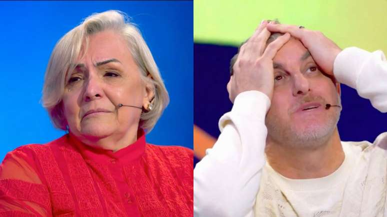 Dona Edileuda e Luciano Huck no Quem Quer Ser um Milionário, do Domingão com Huck