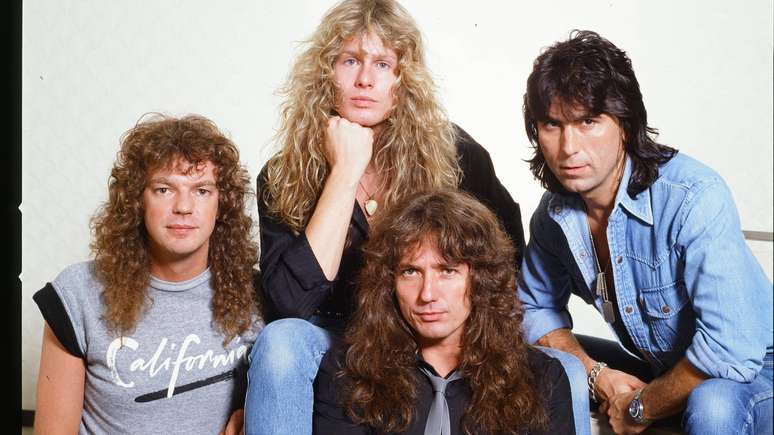 John Sykes (acima) com o Whitesnake em 1984 -