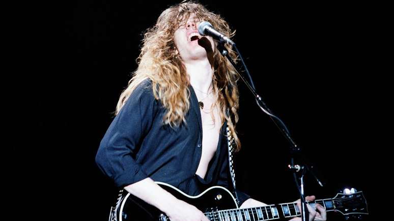 John Sykes com o Thin Lizzy em 1983 -