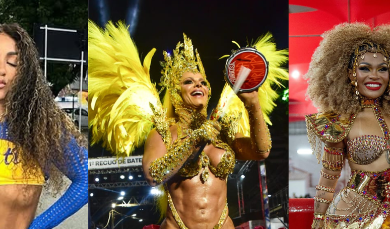 Duas gravidinhas, três veteranas e mais: quem são as rainhas de bateria no Carnaval do Rio de Janeiro.