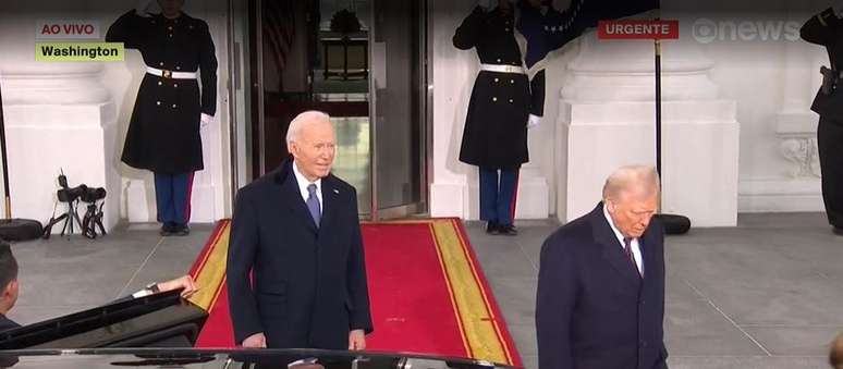 Trump e Biden deixam a Casa Branca e vão juntos para cerimônia de posse