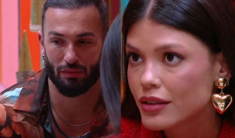 Diego Hypólito vai desistir do 'BBB 25'? Brother admite vontade de apertar botão de desistência e é aconselhado por Vitória Strada.