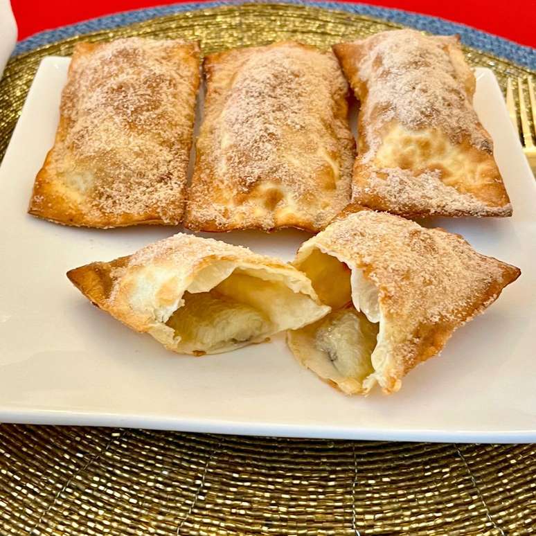 PASTEL DE BANANA NA AIRFRYER