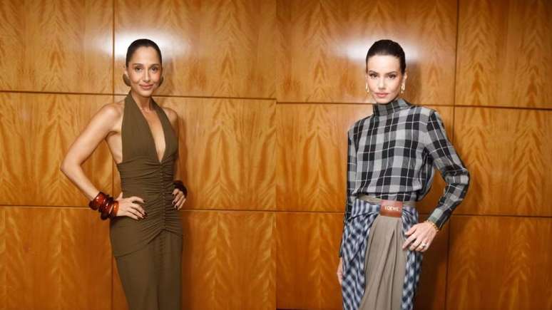 Camila Pitanga e Camila Queiroz na coletiva da nova novela 'Beleza Fatal'