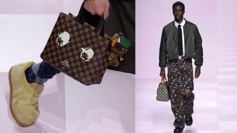 Desfile da grife Louis Vuitton para Paris Fashion Week 2025