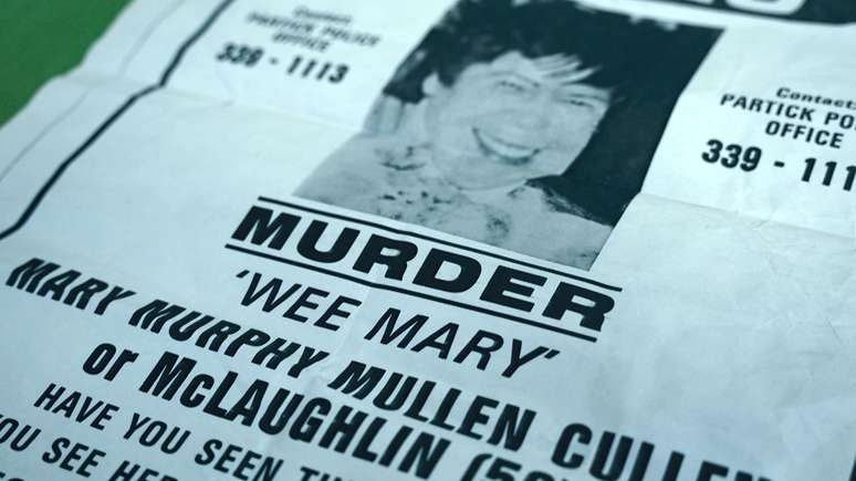 A polícia pediu informações à população para tentar encontrar o assassino de Mary McLaughlin