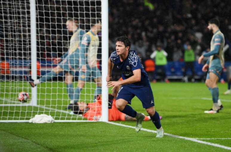 Barcola fez o segundo gol do PSG na partida –